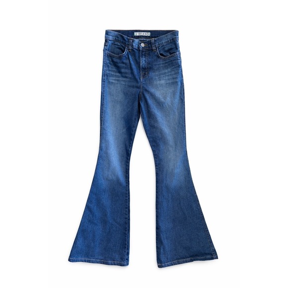 J Brand Denim - J Brand Women's Bootcut Flare Jeans Size 27 Stretch Denim Mid Rise Long Inseam